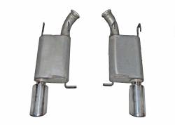 Gibson Exhaust 2014 Ford Mustang 3.7L Axle - Back Performance Exhaust - Dual Aluminized - 319012