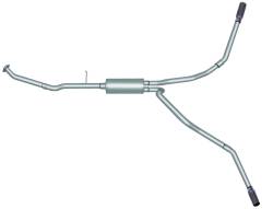 Gibson Performance Exhaust - Dual Extreme, Aluminized Cat-Back Performance Exhaust #5003 - Image 1