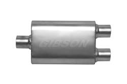 Gibson Performance Exhaust - CFT Superflow 3.0" Center/2.5" Dual 18" Oval Muffler, Stainless #55189S - Image 1
