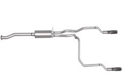 Gibson Performance Exhaust - 96-97 S10/Sonoma 2.2L, Dual Split, Aluminized Cat-Back Performance Exhaust #5533 - Image 1