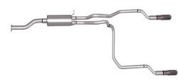 Gibson Performance Exhaust - 98-99 S10/Sonoma 4.3L, Dual Split, Aluminized Cat-Back Performance Exhaust #5537 - Image 1