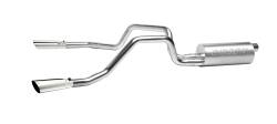Gibson Performance Exhaust - 98-03 S10/ Sonoma 2.2L, Dual Split, Aluminized Cat-Back Performance Exhaust #5541 - Image 1