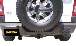Gibson Performance Exhaust - 07-10 Hummer H3 3.5L-3.7L, Dual Split, Stainless Cat-Back Performance Exhaust #612700 - Image 2