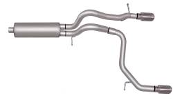 Gibson Performance Exhaust - 08-10 Hummer H3 5.3L, Dual Split, Stainless Cat-Back Performance Exhaust #612701 - Image 1