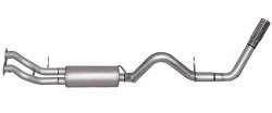Gibson Performance Exhaust - 96-00 Tahoe, Yukon, Escalade 4Dr. 5.7L, Dual Inlet Muffler, Single Stainless Cat-Back Performance Exhaust #615508 - Image 1