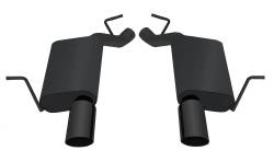 Gibson Performance Exhaust - 2011-2024  Dodge Durango, Dual Black Elite Stainless Axle-Back Performance Exhaust #616006B - Image 1