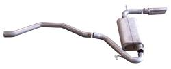 Gibson Performance Exhaust - 07-10 Jeep Compass 2.4L, Single Stainless Cat-Back Performance Exhaust #617003 - Image 1