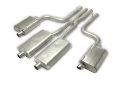 Gibson Cat- Back Performance Exhaust  2011 - 2014 Dodge Charger R/T 5.7L  - Dual Stainless - 617008