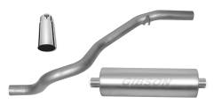 Gibson Performance Exhaust - 96-97 Jeep Grand Cherokee 4.0L-5.2L, Single Stainless Cat-Back Performance Exhaust #617100 - Image 1