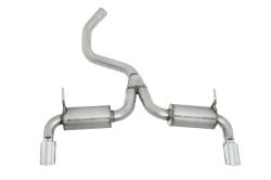 Gibson Performance Exhaust - 14-22 Jeep Cherokee 3.2L ,Black Elite Axle Dual Stainless  Axle-Back Performance Exhaust #617208B - Image 1
