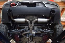 Gibson Performance Exhaust - 14-22 Jeep Cherokee 3.2L ,Black Elite Axle Dual Stainless  Axle-Back Performance Exhaust #617208B - Image 2
