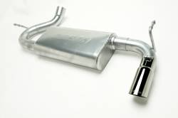 Gibson Performance Exhaust - 12-17 Jeep Wrangler 3.6L, 07-11 Jeep Wrangler 3.8L, Single Stainless Cat-Back Performance Exhaust #617301 - Image 1