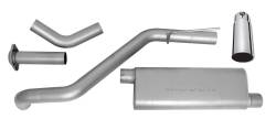 Gibson Performance Exhaust - 05-10 Jeep Grand Cherokee 3.7L- 4.7L, Single Stainless Cat-Back Performance Exhaust #617404 - Image 1