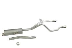 Gibson Performance Exhaust - 20-23 Jeep Gladiator 3.6L, Dual Split, Stainless Cat-Back Performance Exhaust #617410 - Image 2