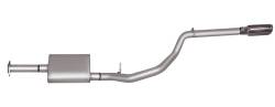 Gibson Performance Exhaust - 04-06 Jeep Wrangler 4.0L, Single Stainless Cat-Back Performance Exhaust #617702 - Image 1
