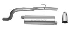 Gibson Performance Exhaust - 02-04 Jeep Grand Cherokee 4.0L-4.7L, Single Stainless Cat-Back Performance Exhaust #617805 - Image 1