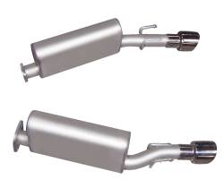 Gibson Performance Exhaust - 05-06 Pontiac GTO 6.0L, Dual Stainless Axle-Back Performance Exhaust #618000 - Image 1