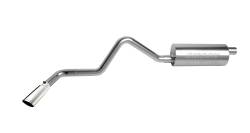 Gibson Performance Exhaust - 93-98 Toyota T100 Pickup 3.4L, Single Stainless Cat-Back Performance Exhaust #618806 - Image 1