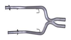 Gibson Performance Exhaust - 05-10 Ford Mustang GT  4.6L, Performance Crossover X- Pipe, Stainless #619002 - Image 1