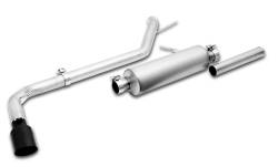 Gibson Performance Exhaust - 22-24 Ford Maverick 2.0L.,Black Elite Single Cat-Back Performance Exhaust #619719B - Image 1