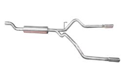 Gibson Performance Exhaust - Dual Split, Aluminized Cat-Back Performance Exhaust #6502 - Image 1