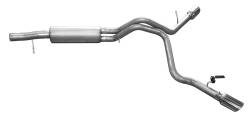 Gibson Performance Exhaust - 11-14 Cadillac Escalade 6.2L, Dual Extreme, Stainless Cat-Back Performance Exhaust #65405 - Image 1