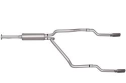 Gibson Performance Exhaust - Dual Split, Stainless Cat-Back Performance Exhaust #65507 - Image 1