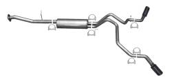 Gibson Performance Exhaust - 00-06 Suburban/ Yukon XL, Avalanche1500 4.8L-5.3L, Black Elite Dual Extreme, Cat-Back Performance Exhaust #65562B - Image 1