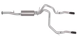 Gibson Performance Exhaust - 07-14 Suburban  5.3L, Dual Split, Stainless Cat-Back Performance Exhaust #65573 - Image 1