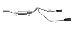Gibson Performance Exhaust - 15-22 Colorado/ Canyon 2.5L-3.6L Pickup, Black Elite Dual Split, Cat-Back Performance Exhaust #65586B - Image 1