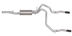 Gibson Performance Exhaust - 10-14 Tahoe,Yukon 5.3L, Dual Split, Stainless Cat-Back Performance Exhaust #65641 - Image 1