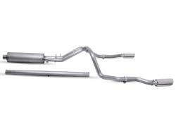 Gibson Performance Exhaust - 19-25 Silverado/Sierra 1500 5.3L Crew Cab, Dual Split , Stainless Cat-Back Performance Exhaust #65699 - Image 1