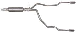 Gibson Performance Exhaust - Dual Split, Stainless Cat-Back Performance Exhaust #66501 - Image 1