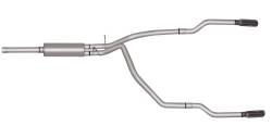 Gibson Performance Exhaust - Dual Split, Stainless Cat-Back Performance Exhaust #66503 - Image 1