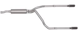 Gibson Performance Exhaust - Dual Split, Stainless Cat-Back Performance Exhaust #66520 - Image 1