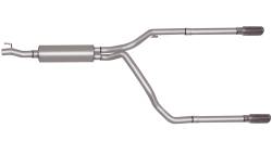 Gibson Performance Exhaust - Dual Split, Stainless Cat-Back Performance Exhaust #66524 - Image 1