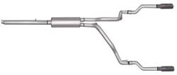 Gibson Performance Exhaust - Dual Split, Stainless Cat-Back Performance Exhaust #66539 - Image 1