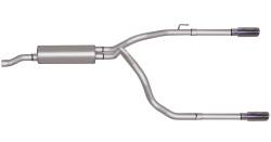 Gibson Performance Exhaust - 09-18 Dodge Ram 1500 5.7L, Dual Split, Stainless Cat-Back Performance Exhaust #66565 - Image 1