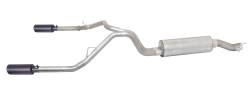 Gibson Performance Exhaust - 14-24 Ram 2500/3500 6.4L Pickup, Black Elite Dual Split, Cat-Back Performance Exhaust #66568B - Image 1