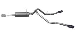 Gibson Performance Exhaust - 03-06 Toyota Tundra 3.4L-4.7L, Black Elite Dual Extreme, Cat-Back Performance Exhaust #67500B - Image 1