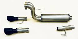 Gibson Performance Exhaust - 24-25 Ford F150 5.0L, Black Elite Dual Split, Cat- Back Performance Exhaust #69226B - Image 1