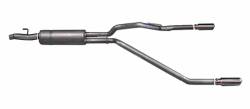 Gibson Performance Exhaust - 11-14 Ford F150 3.7L,Dual Split, Stainless Cat-Back Performance Exhaust #69541 - Image 1
