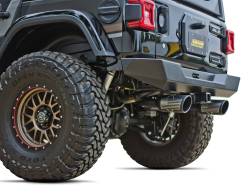 Gibson Performance Exhaust - 18-24 Jeep Wrangler 3.6L, Patriot Series Dual Split Exhaust, Black Ceramic #70-0002 - Image 2