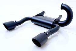 Gibson Performance Exhaust - 22-24 Speed UTV 1000, Black Ceramic Stainless Steel Dual Tip Exhaust #92010 - Image 1