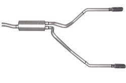 Gibson Performance Exhaust - Dual Split, Aluminized Cat-Back Performance Exhaust #9505 - Image 1
