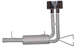 Gibson Performance Exhaust - 99-04 Ford F250/F350 Super Duty 6.8L.Super Truck, Aluminized Cat-Back Performance Exhaust #9517 - Image 1