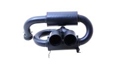 Gibson Performance Exhaust - 2025 Can-Am Maverick R, 4 Seat , Black Ceramic Stainless Steel Dual Tip Exhaust #98061 - Image 1