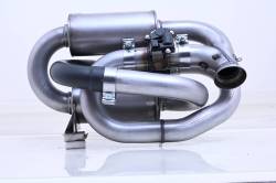 Gibson Performance Exhaust - 23-25 Can-Am Maverick R E-Valve, 2 Seat, Black Ceramic Stainless Steel Dual Tip Exhaust #98058 - Image 3