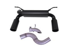 Gibson Performance Exhaust - 18-24 Jeep Wrangler 3.6L, Black Elite Dual Split, Cat-Back Performance Exhaust #617307-B - Image 4