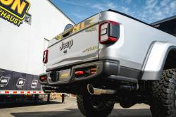 Gibson Performance Exhaust - 20-25 Jeep Gladiator 3.6L, Dual Split, Stainless Cat-Back Performance Exhaust #617410 - Image 3